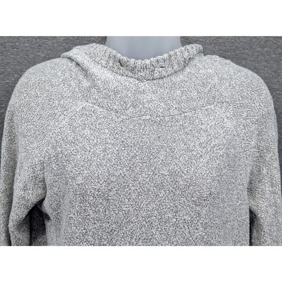ROOTS Canada Womens Sweater - Gray, Knit, Hooded, Pullover, Front Pocket, M - Picture 3 of 6